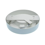 Στρογγυλό LED Panel Slim Downlight Θερμό Λευκό 3000K 9W Λευκό Σώμα Aigostar