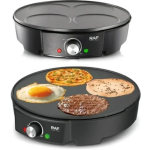 Συσκευή για Pancakes 4 Θέσεων 1200W με Αντικολλητικές Πλάκες – RAF R.2508