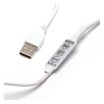 Ταινία LED 1m 120LED πολύχρωμη RGB USB aigostar