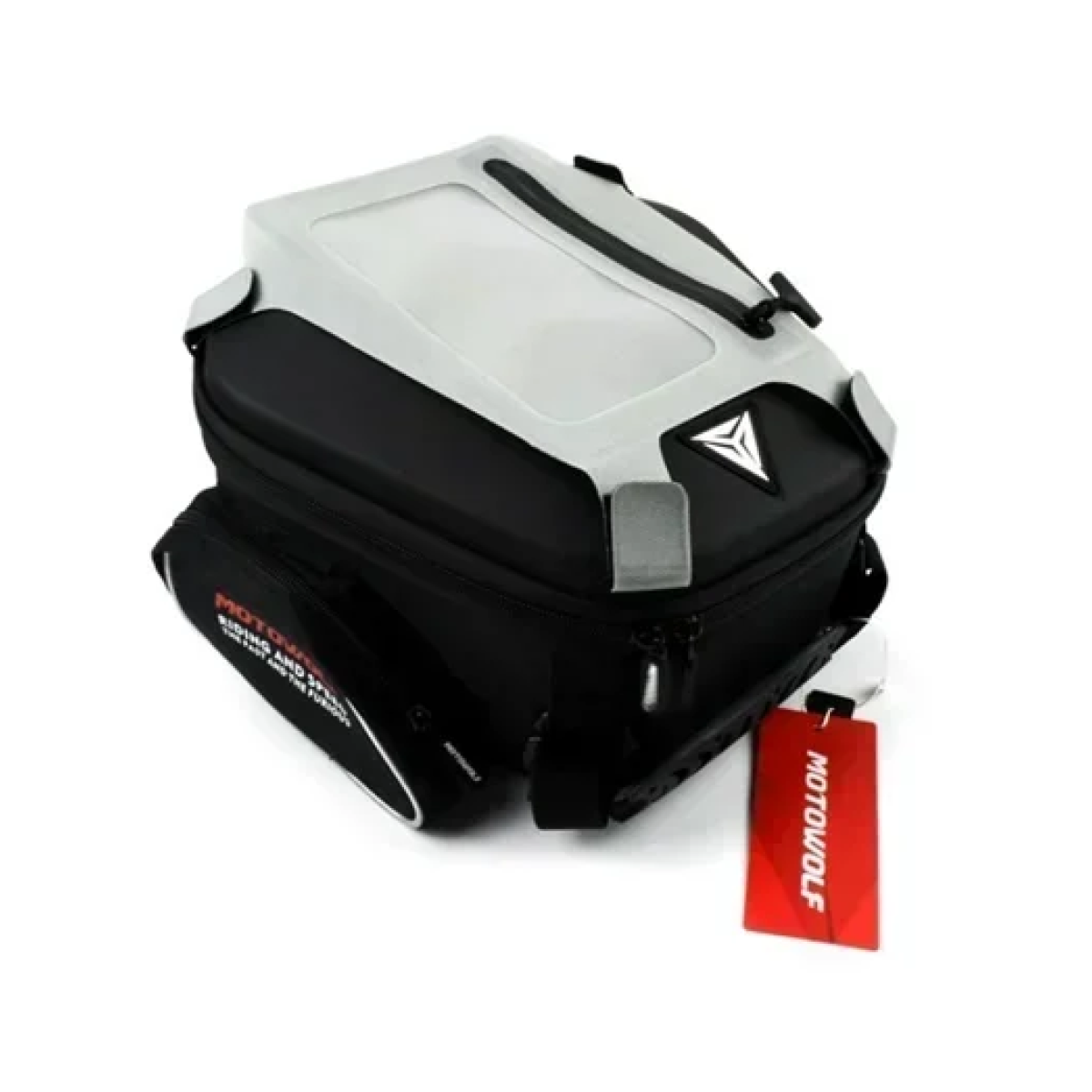 Tank Bag μοτοσυκλέτας 10L με Tanlock και αδιάβροχη θήκη κινητού Motowolf MDL0711 μαύρο