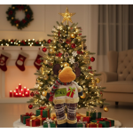 Τάρανδος Όρθιος Πάνινος με Κασκόλ 47x18cm Xmasfest 1133727 - 1 τμχ - Image 2