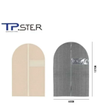 Tpster 29457 Υφασμάτινη Κρεμαστή Θήκη Αποθήκευσης Ρούχων σε Γκρι Χρώμα 60x137cm