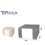 Tpster 29460 Θήκη Αποθήκευσης Ρούχων σε Γκρι Χρώμα 60x45x30cm