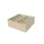 Tpster 29463 Υφασμάτινο Organizer Συρταριών Ρούχων Μπεζ Mε 8 Θέσεις 32x32x12cm