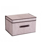Tpster 29479 Υφασμάτινο Κουτί Αποθήκευσης Γενικής Χρήσης Mε Καπάκι 70x40x30cm