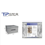 Tpster 29489 Υφασμάτινο Κουτί Αποθήκευσης Mε Καπάκι 50x40x30cm