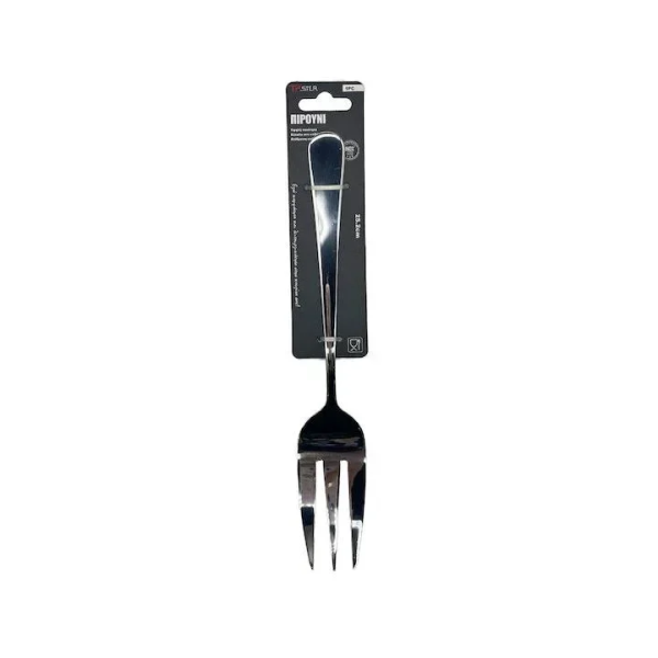 Tpster 33012 Πιρούνι Φαγητού Ανοξείδωτο Ασημί 25.2cm