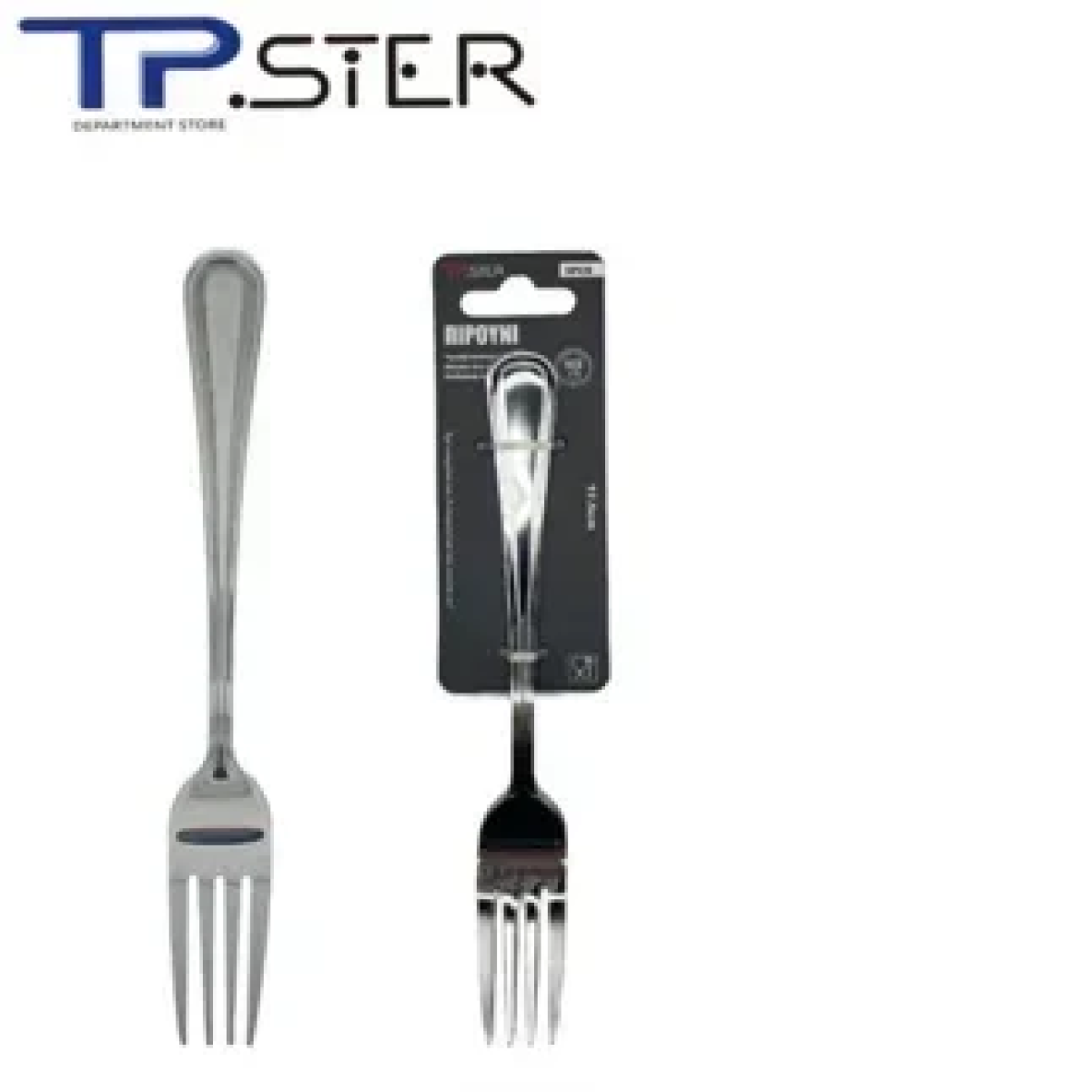 Tpster 33049 Σετ Πιρούνια Φρούτου/Γλυκού Ανοξείδωτα Ασημί 17.5cm 3τμχ