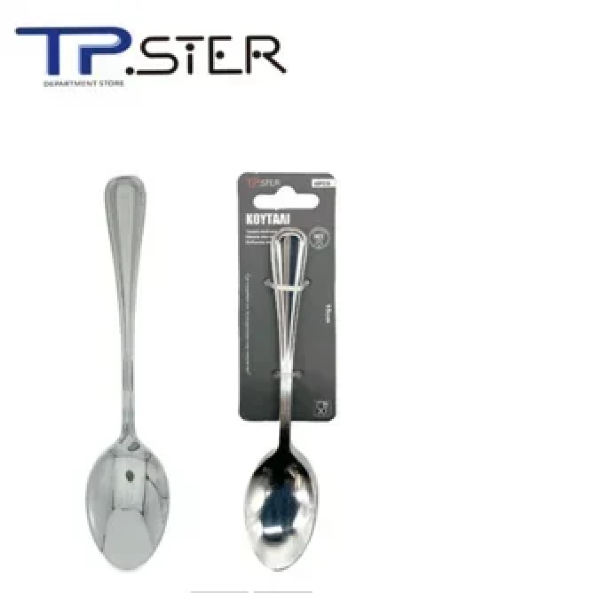 Tpster 33053 Σετ Κουτάλια Γλυκού/Παγωτού Ανοξείδωτα Ασημί 15cm 6τμχ