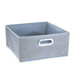 Υφασμάτινο Κουτί Αποθήκευσης Γαλάζιο 31x31x15cm 36075