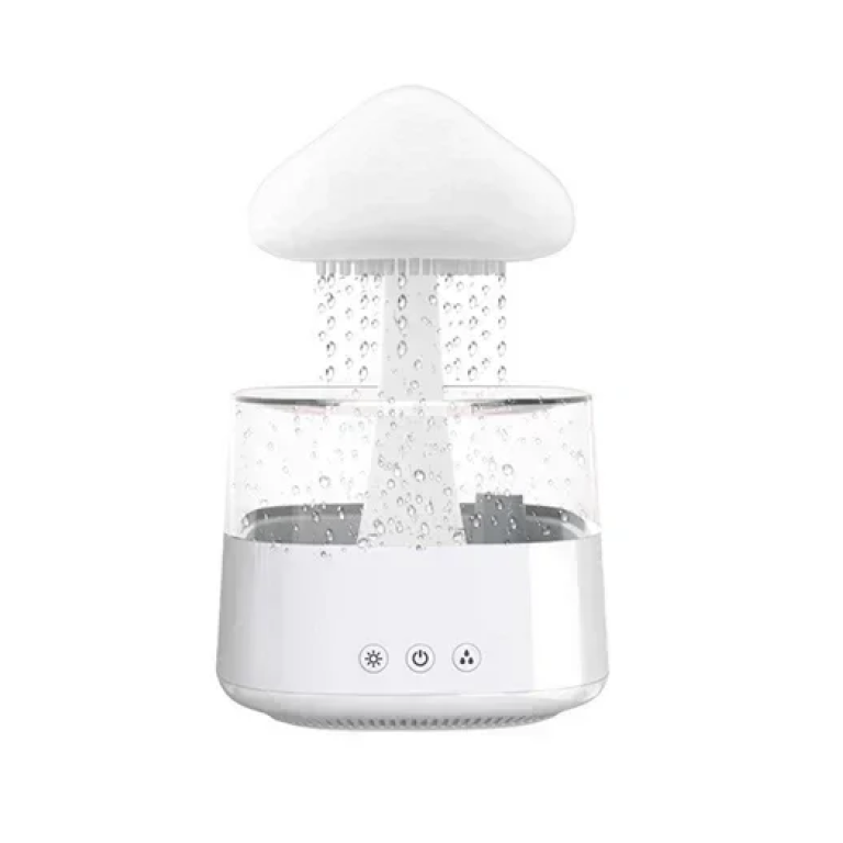 Υγραντήρας με ηχείο Bluetooth – Bt Speaker Rain Cloud Humidifier λευκό