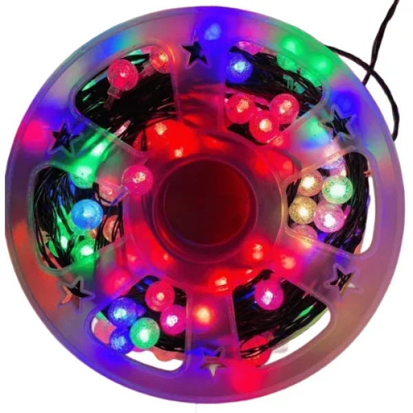 120 Χριστουγεννιάτικα LED Λαμπάκια RGB 30m σε καρούλι με τηλεχειριστήριο