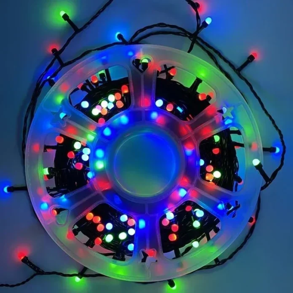 240 Χριστουγεννιάτικα LED Λαμπάκια RGB 50m σε καρούλι με τηλεχειριστήριο