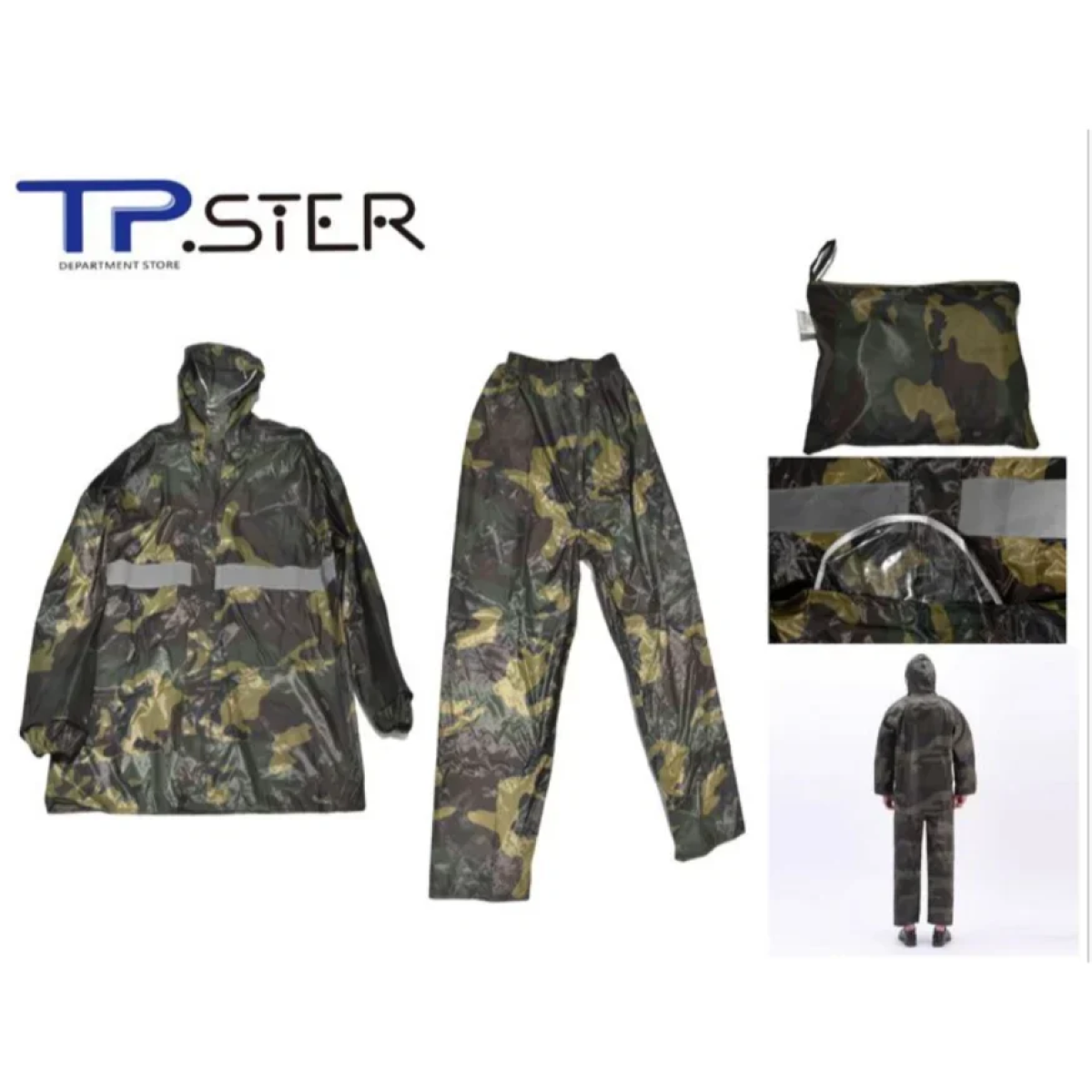 Αδιάβροχο Κοστούμι One Size 14936 Σε Χρώμα Παραλλαγής
