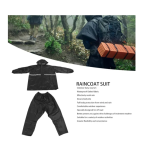 Αδιάβροχο Κοστούμι One Size 34705 Σε Μαύρο Χρώμα