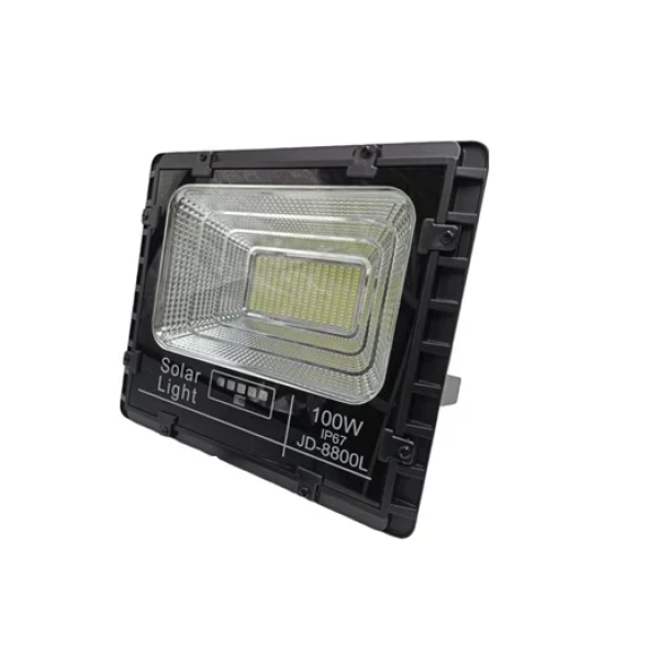 Αδιάβροχος ηλιακός προβολέας LED 1000W με πάνελ JD-8800L