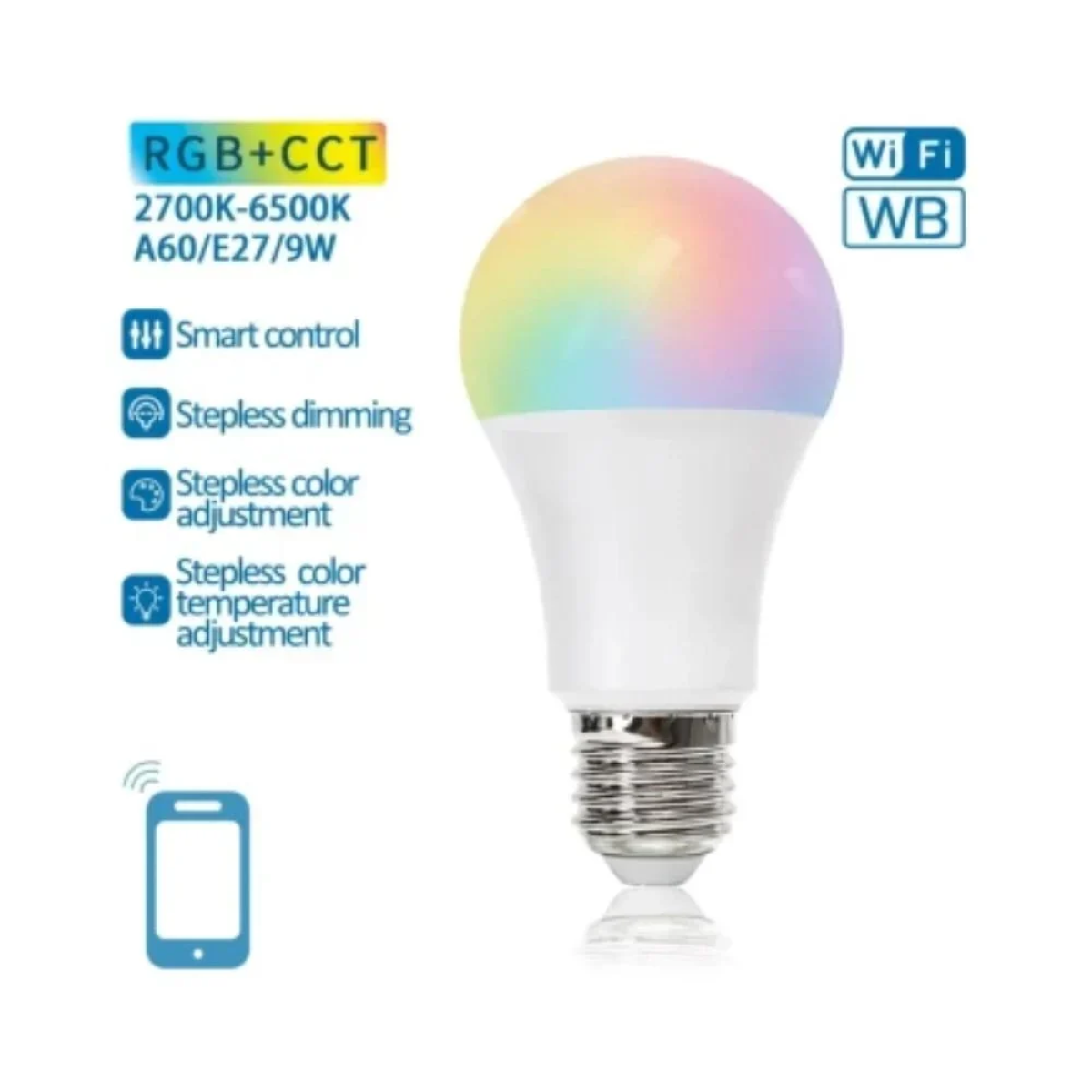 Aigostar Smart WiFi Λάμπα Led E27 806 lm
