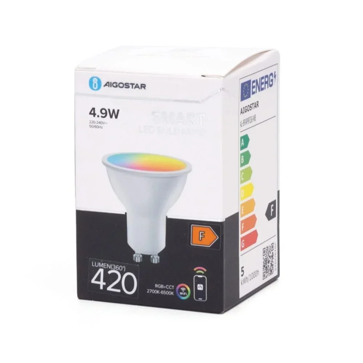 Aigostar Smart WiFi Λάμπα Led GU10 420 lm