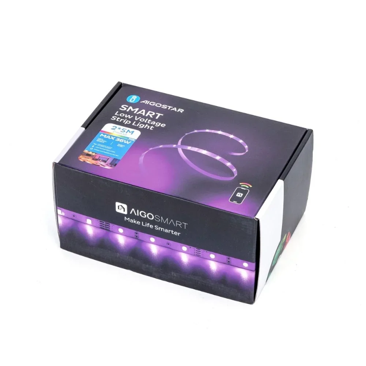 Aigostar Ταινία LED Τροφοδοσίας 12V RGB Μήκους 2*5m
