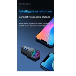 Ακουστικό για κράνος μηχανής Wireless Earphone Bluetooth X-20 μαύρο - Image 3