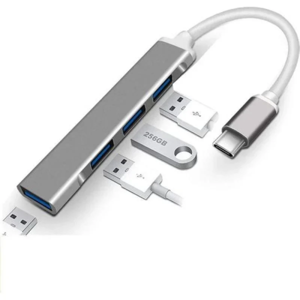 Αντάπτορας USB 2.0 Hub με 4 θύρες Type-C AC48028 Arrango