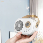 Ασύρματο Ηχείο Karaoke Bluetooth με μικρόφωνο και υποδοχή κάρτας microsd C20 Λευκό
