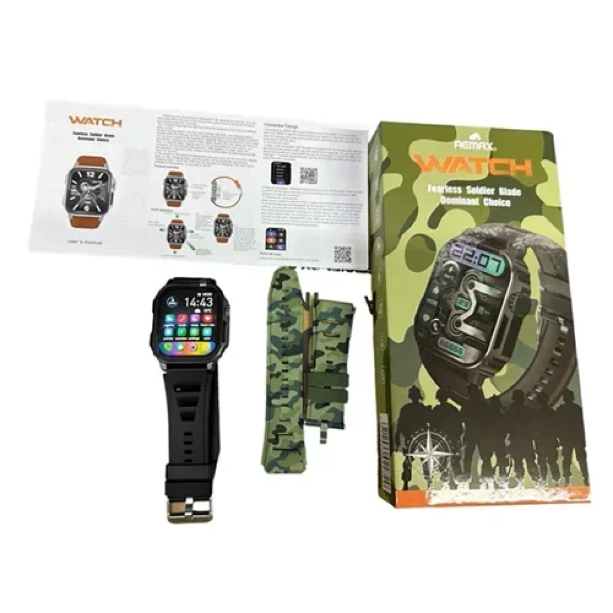 Αθλητικό έξυπνο ρολόι με λουράκι σιλικόνης Remax TW11 - μαύρο - Image 4