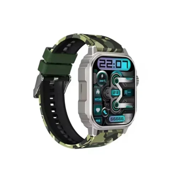 Αθλητικό έξυπνο ρολόι με λουράκι σιλικόνης Remax TW11 - μαύρο