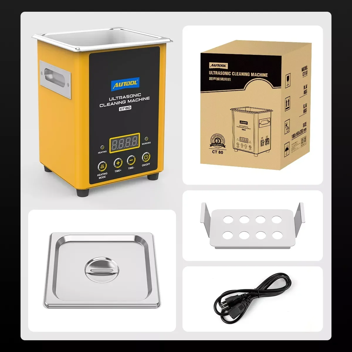 AUTOOL CT80 Μηχάνημα Ultrasonic Καθαρισμού για βενζίνη/diesel