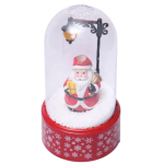 Χριστουγεννιάτικη Διακοσμητική Χιονόμπαλα Άγιος Βασίλης με Δώρα