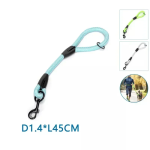 Λουρί Σκύλου Χοντρό Κοντό Fluo Small D1,4*L45cm Γαλάζιο