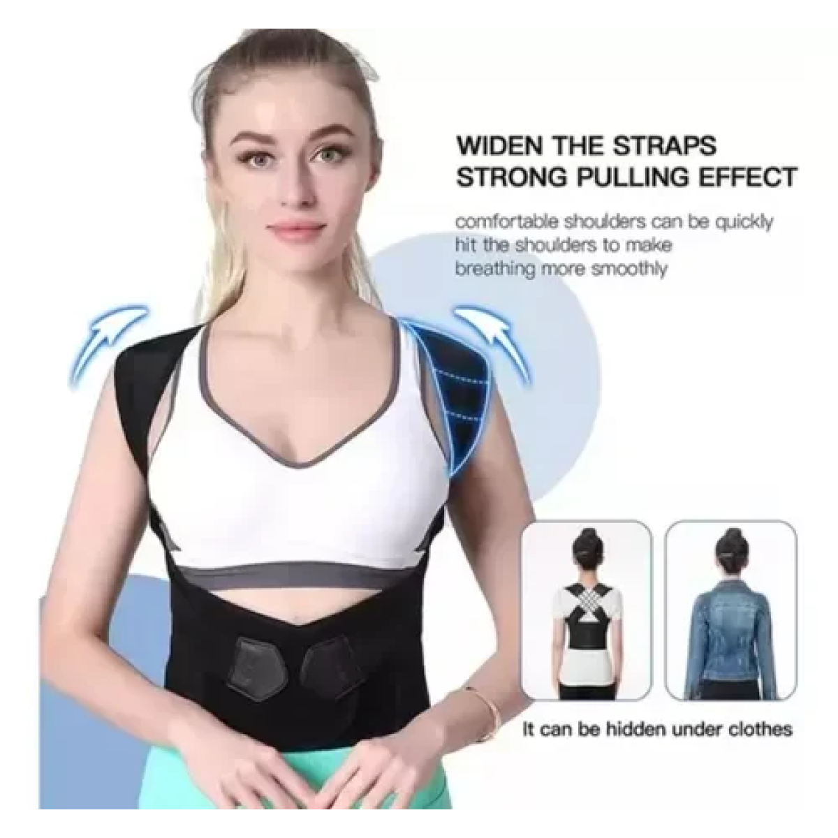 Ελαστικό Γιλέκο Υποστήριξης Πλάτης και Διόρθωσης Στάσης Σώματος