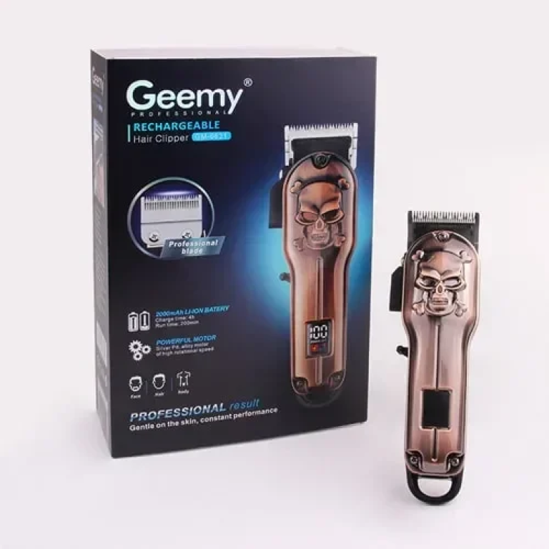 Επαναφορτιζόμενη Κουρευτική Μηχανή Geemy GM-6631