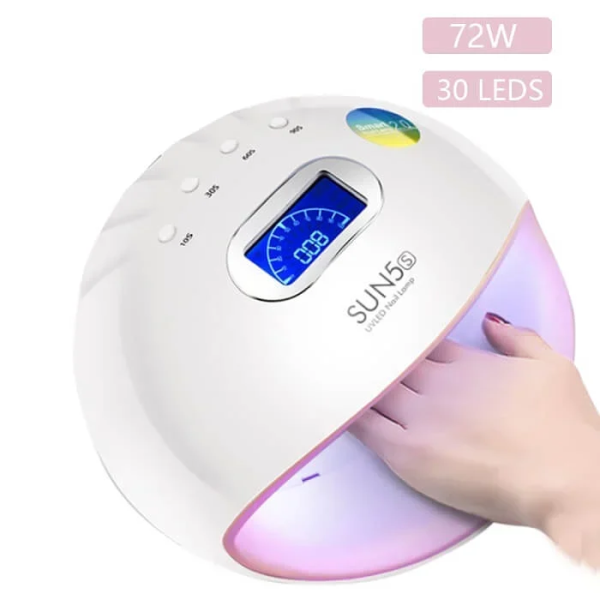 Επαγγελματικό Φουρνάκι Νυχιών UV/LED 72W Sun 5s