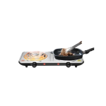 Επιτραπέζια Εστία Εμαγιέ Διπλή 2x1500W Andowl Q-JR1500