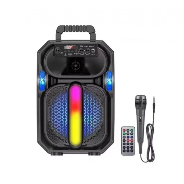 Φορητό Ηχείο Bluetooth Super Bass 8″ Με Μικρόφωνo Andowl Q-YX1510