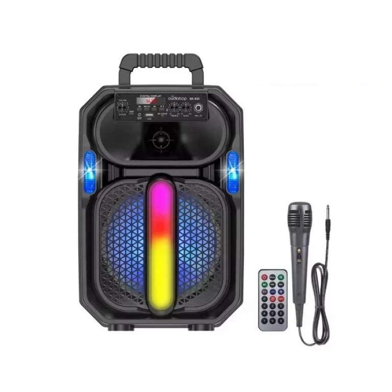 Φορητό Ηχείο Bluetooth Super Bass 8″ Με Μικρόφωνo Andowl Q-YX1510