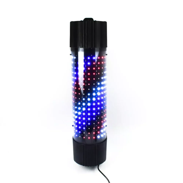 Φωτεινή Πινακίδα Κουρείου LED 60cm με Κυματιστό Κόκκινο, Μπλε, Λευκό Φωτισμό
