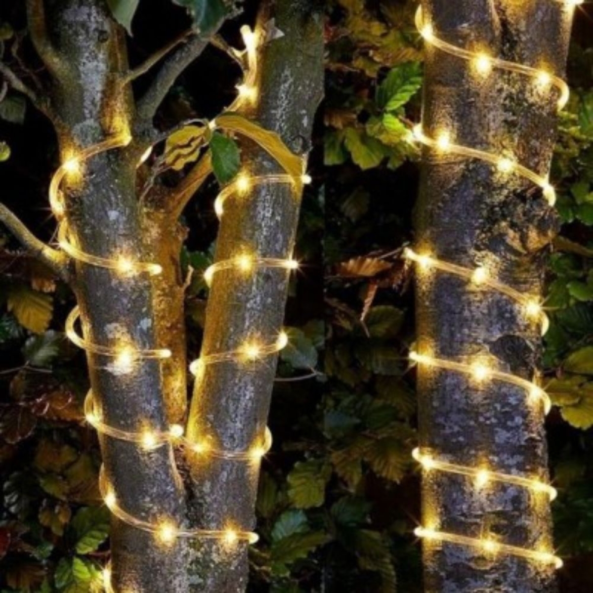 Φωτοσωλήνας 200 led 10m λευκός θερμός με προγράμματα ip44 Φ11mm 10m (+3m extra καλώδιο) Xmasfest 1133511 - 1 τμχ