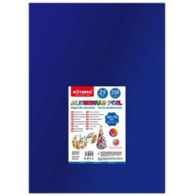 Φύλλα Αλουμινίου Χειροτεχνίας 50x70cm 250gr 25φ. MU164-5 Μπλε
