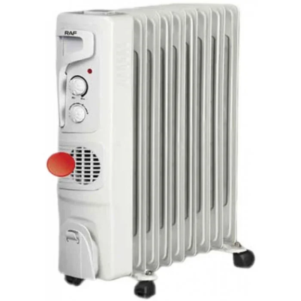 Ηλεκτρικό Καλοριφέρ Λαδιού με 9 φέτες 2400W Raf R.0929B Λευκή