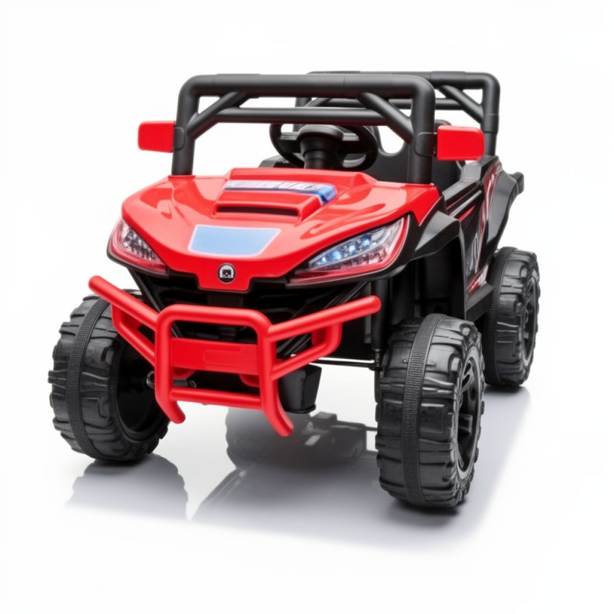Ηλεκτροκίνητο Παιδικό Τζιπ 12V /7Ah με φώτα, μουσική και τηλεχειριστήριο - κόκκινο 017.903BCL