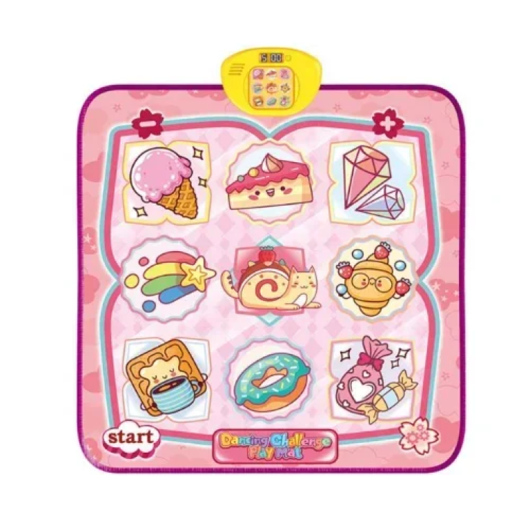 Ηλεκτρονικό Μουσικό Χαλί με Γράμματα 801-6 Ροζ