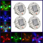 Ηλιακό Φωτιστικό LED RGB για Ζάντα Αυτοκίνητου Σετ 4τμχ
