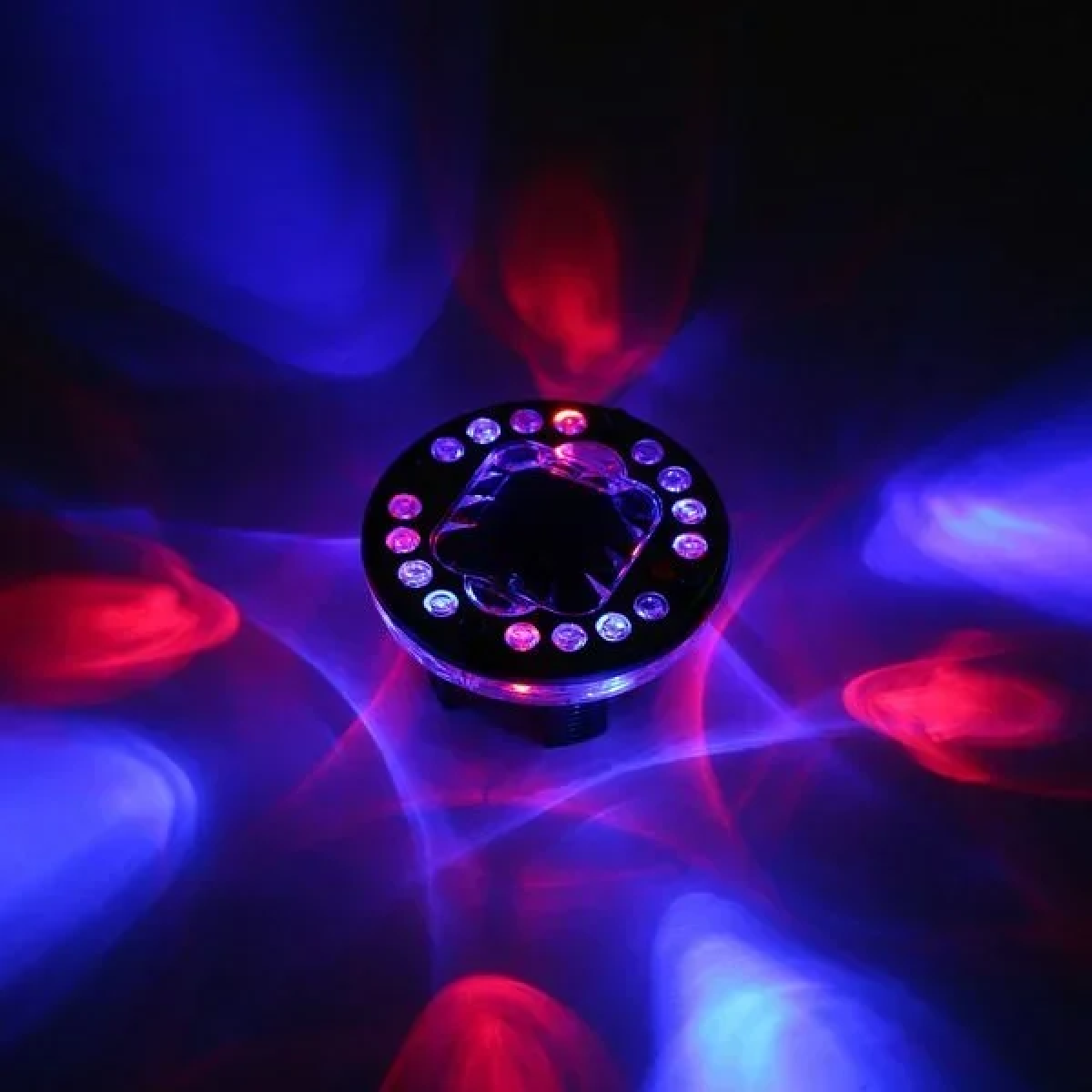 Ηλιακό Φωτιστικό LED RGB για Ζάντα Αυτοκίνητου Σετ 4τμχ