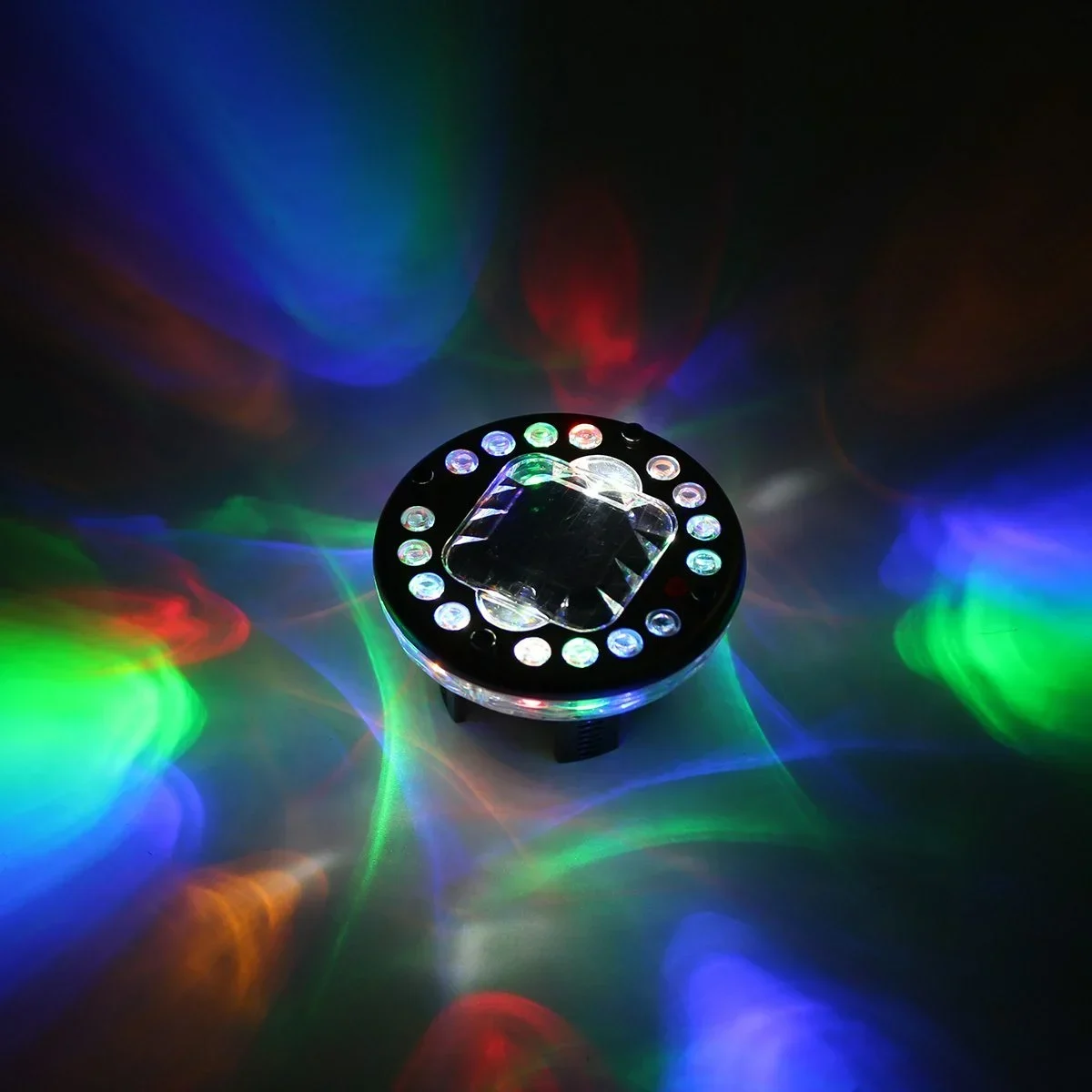 Ηλιακό Φωτιστικό LED RGB για Ζάντα Αυτοκίνητου Σετ 4τμχ