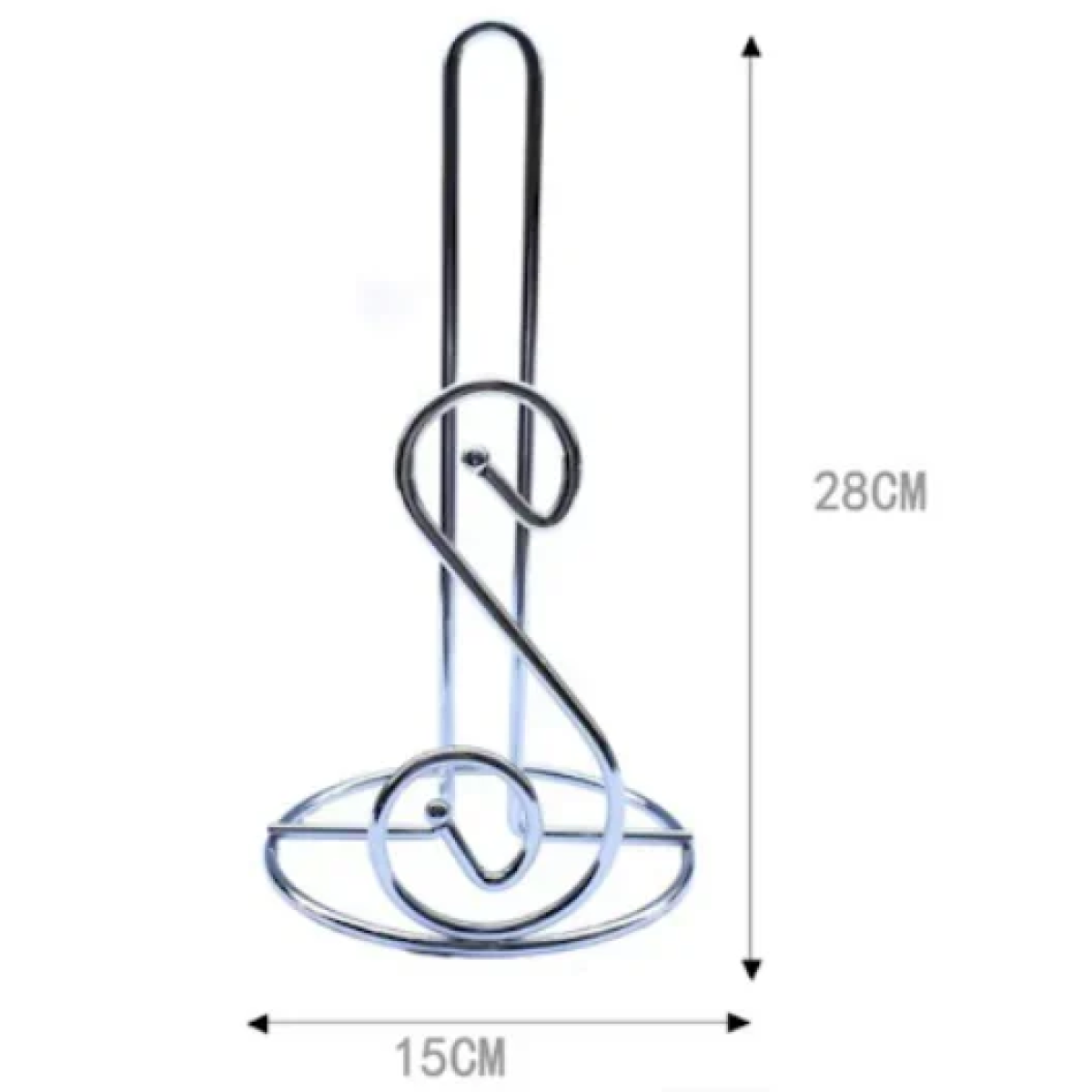 Inox Βάση Ρολού Κουζίνας Πάγκου 15x28εκ. 36294 Ασημί