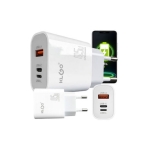 KLGO PD-68 Φορτιστής χωρίς καλώδιο 45W 1xUSB-C 1xUSB-A 1xUSB-L