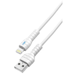 KLGO S-1 Καλώδιο Lightning USB 1m Fast Charging 3A Λευκό