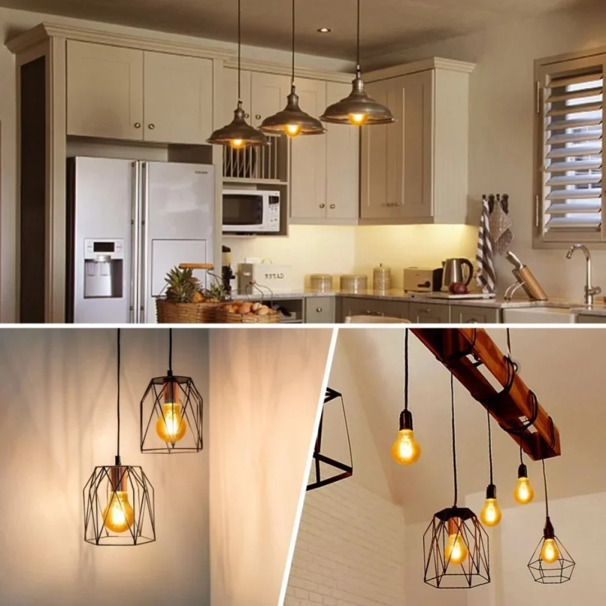 Λάμπα Νήματος LED A60 E27 4W 2200K Aigostar